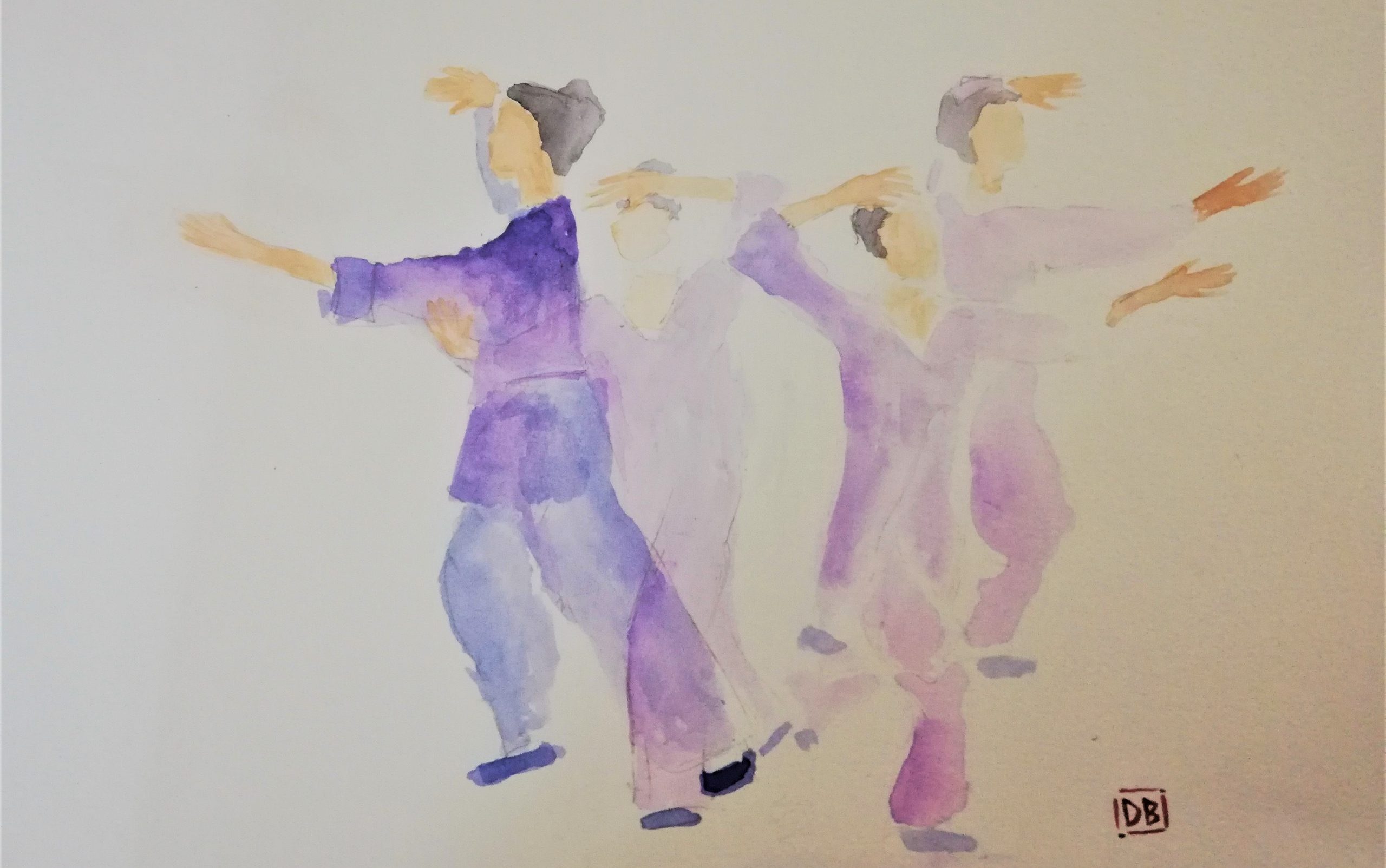 Dama di Giada - acquerello di Donella Bucca