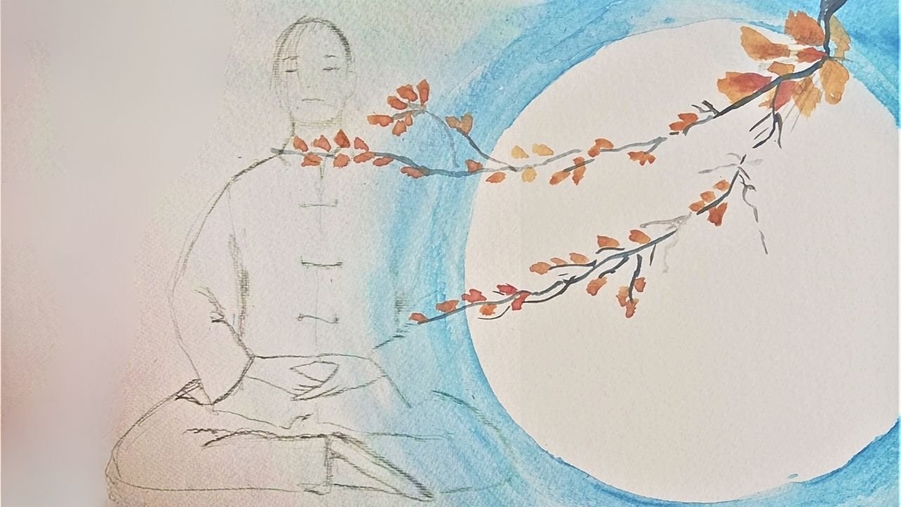 manifestazione alchemica - acquerello di Donella Bucca