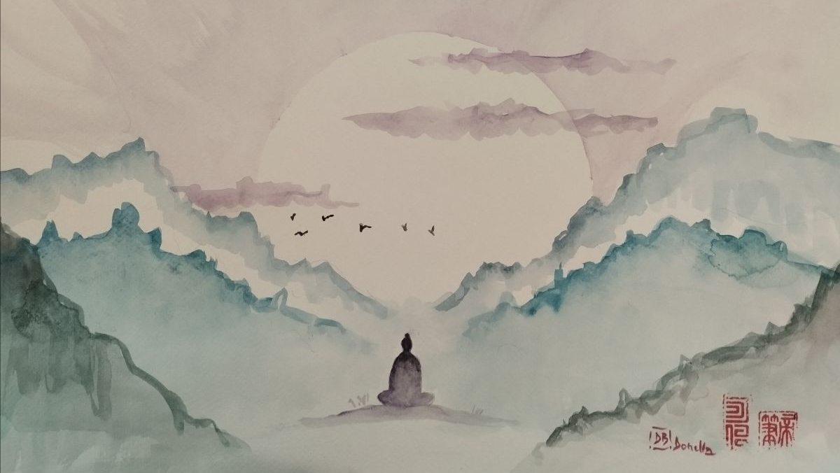 Vuoto - acquerello di Donella Bucca