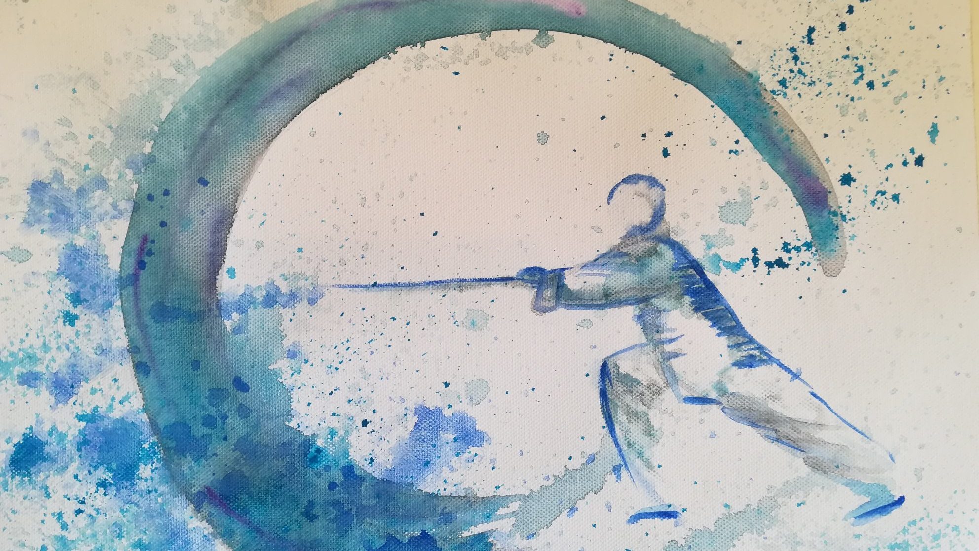 spada - acquerello di Donella Bucca