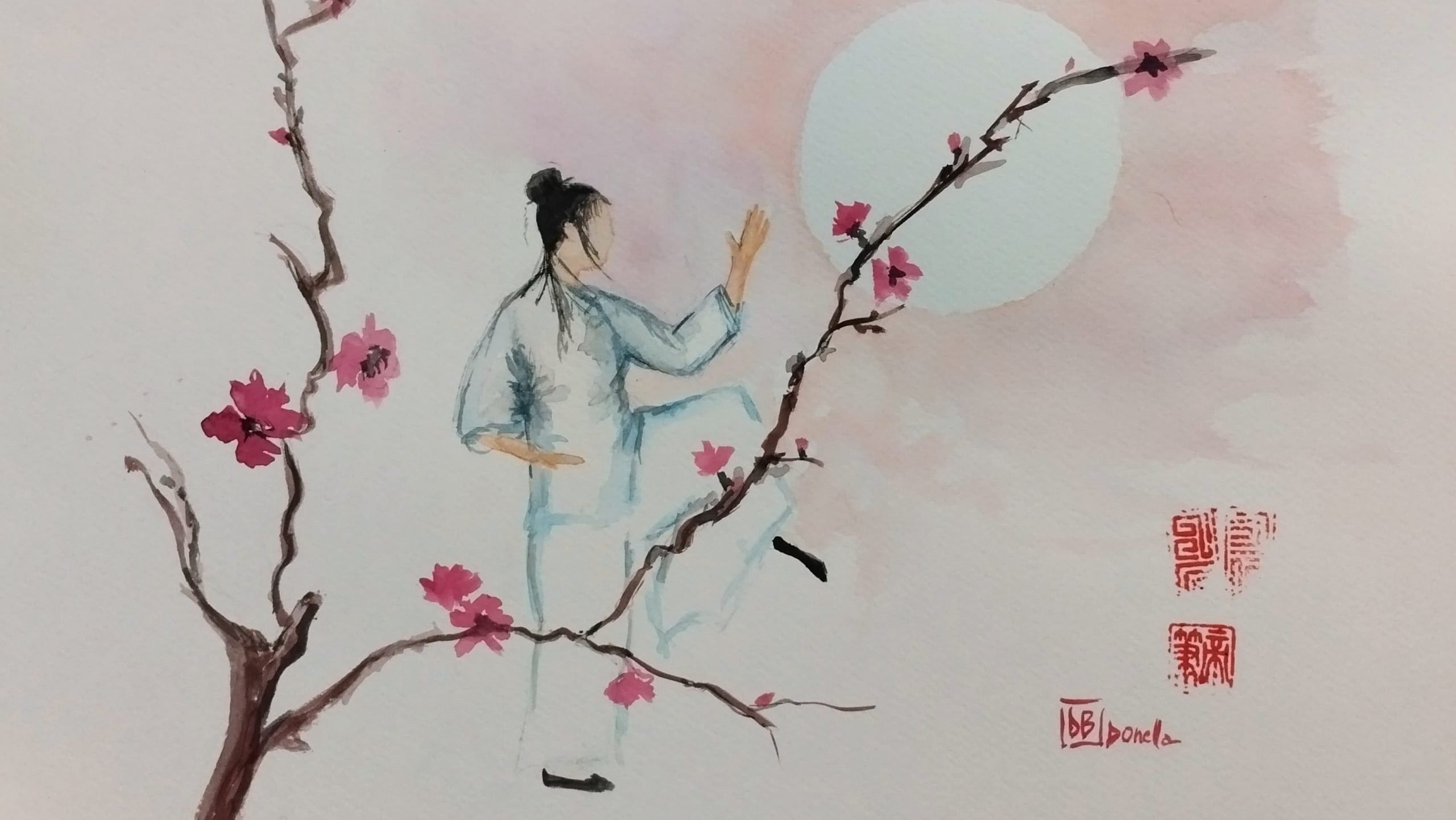 Primavera - acquerello di Donella Bucca