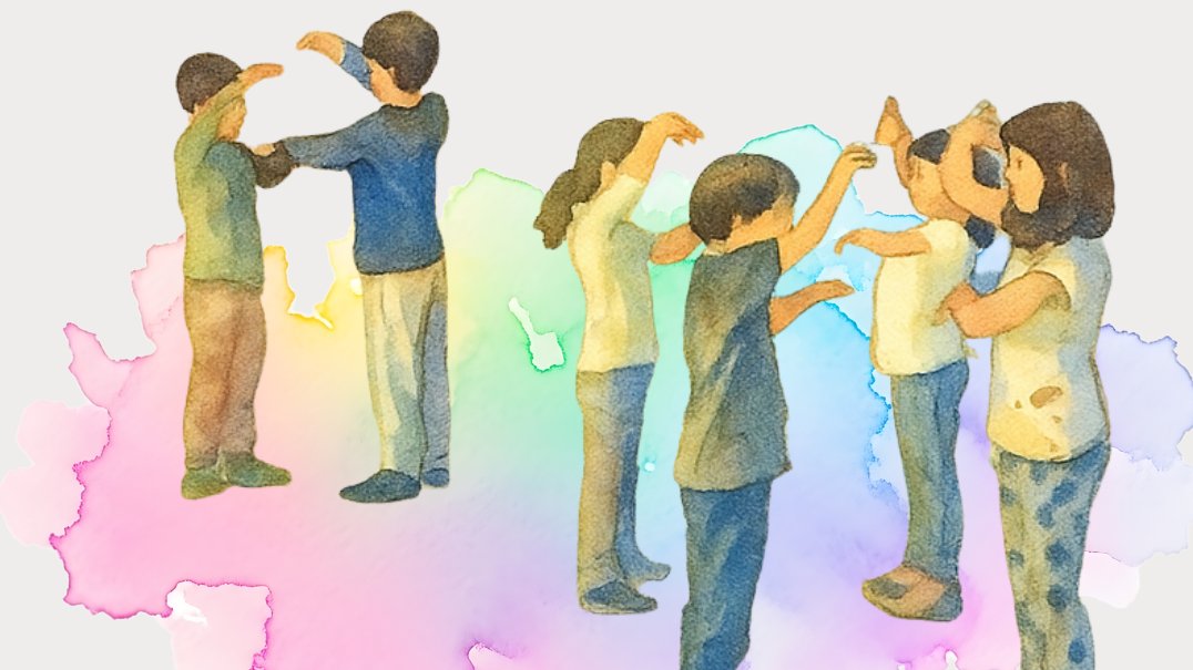 Bimbi Tai Chi - elaborazione da foto