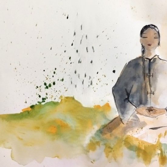 acquerello di Donella Bucca : Terra