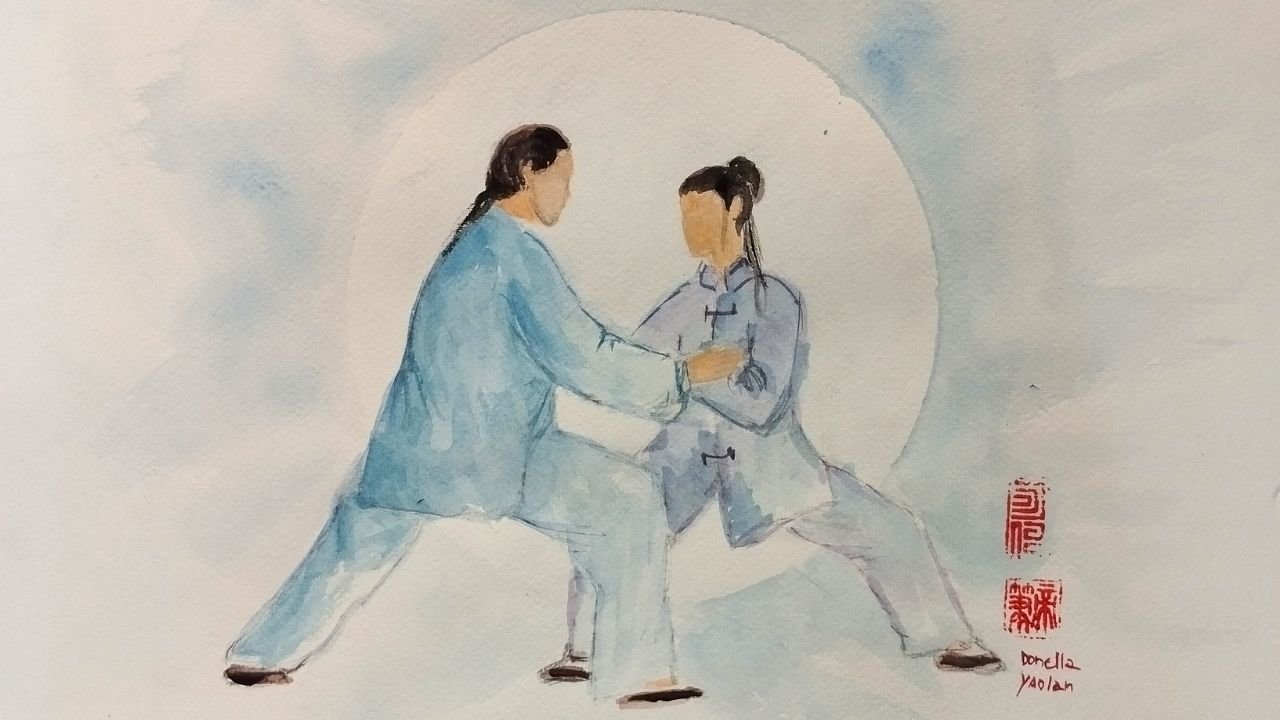 Tui shou- acquerello di Donella Bucca